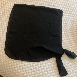 Islander swimsuit black sarong . Very nice preowned condition.100% polyester